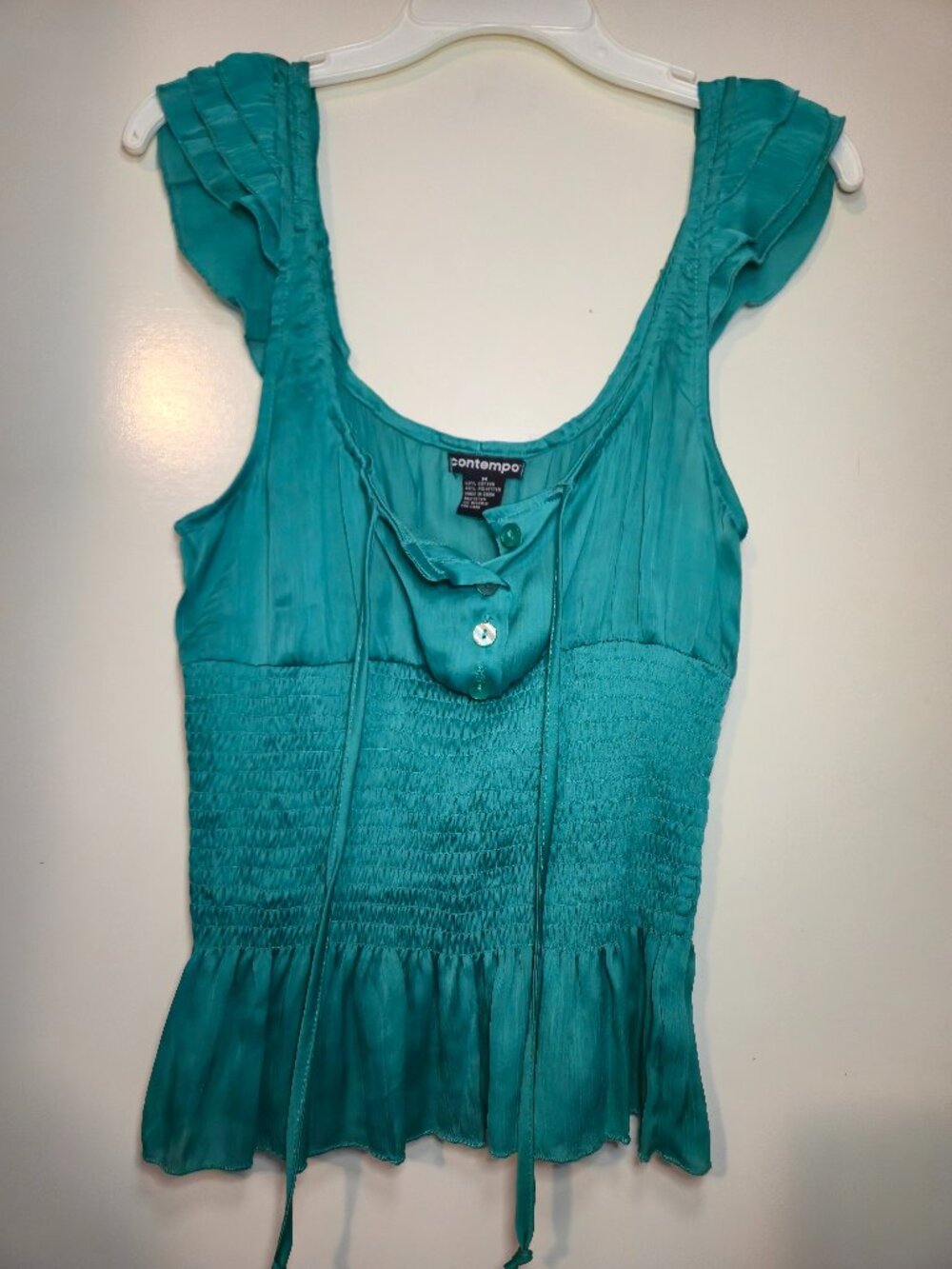 Contempo Peplum Top aka milkmaid top